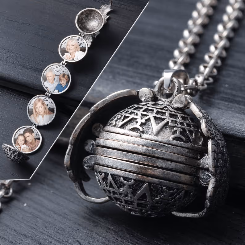 Expanding Photo Locket - clever keepsake jewelry